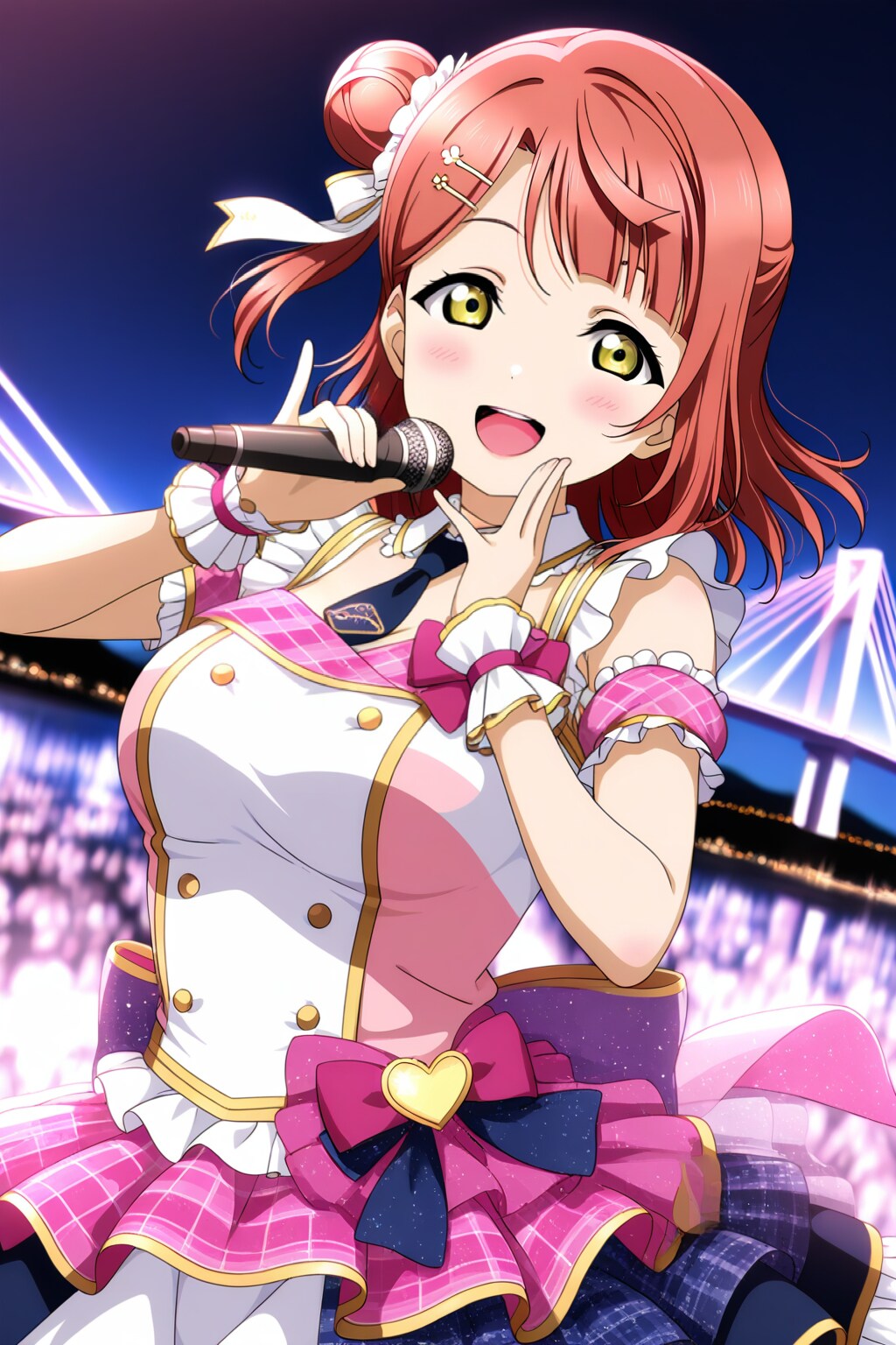 上原歩夢3.1生誕祭湾岸ソロライブ🎵❤️ | の人気AIイラスト・グラビア