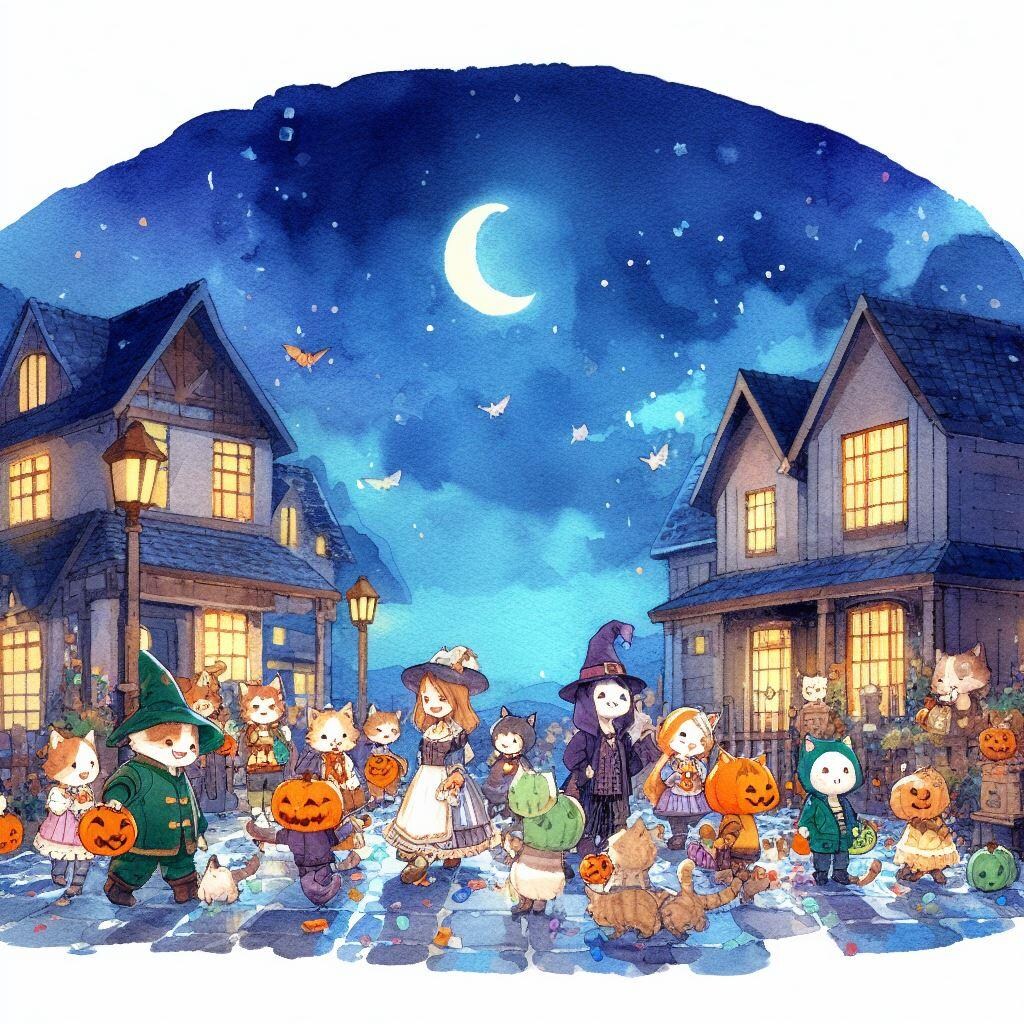 猫の国のハロウィンナイト