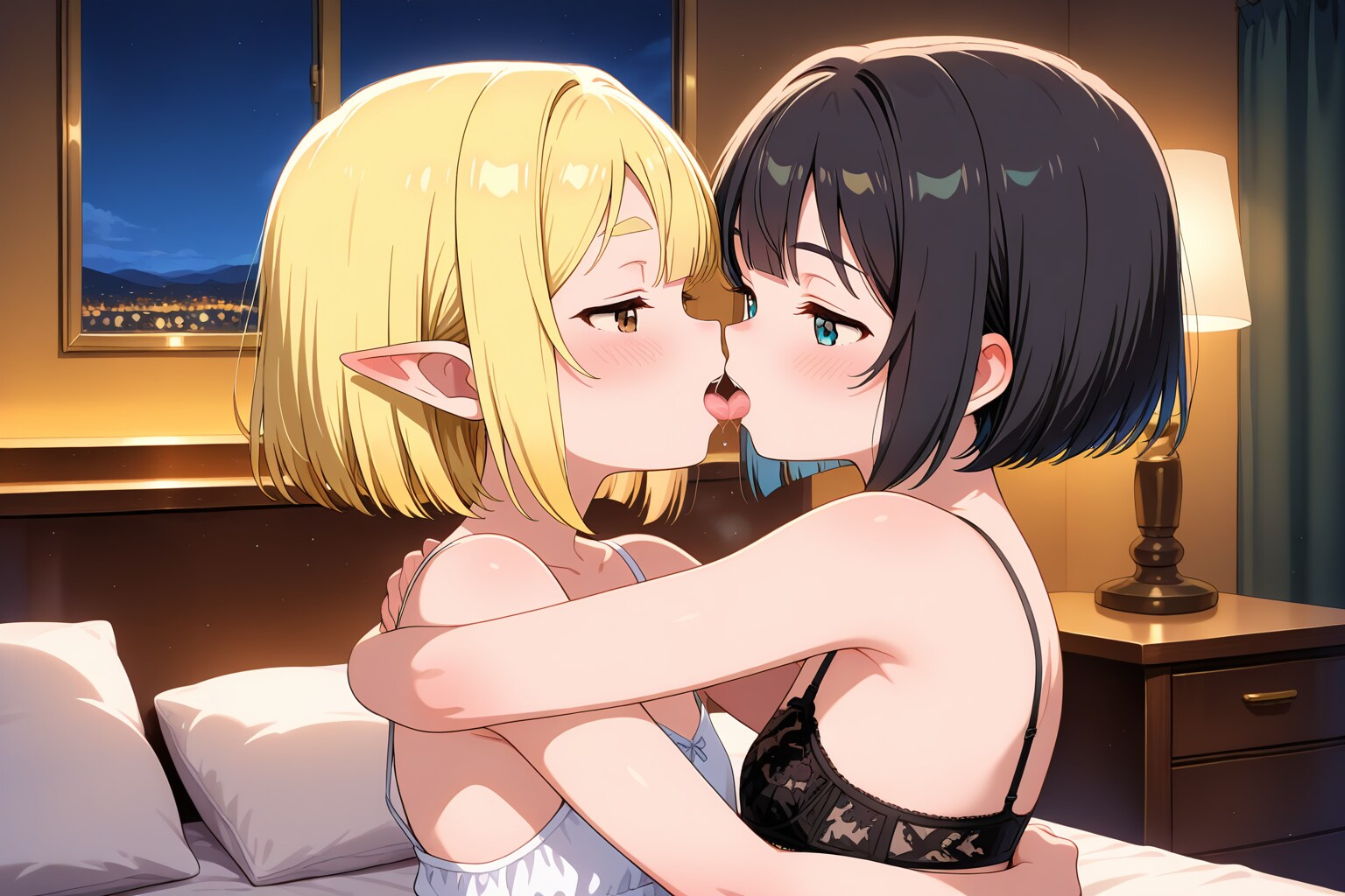 エルフと黒髪004