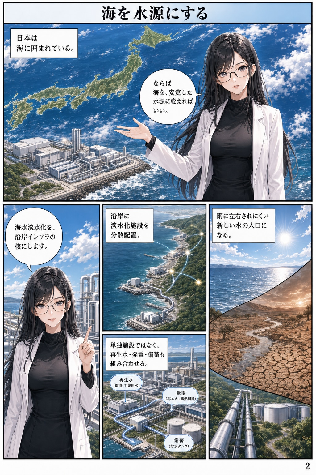 日本は島国なのに、なぜ水不足なのか