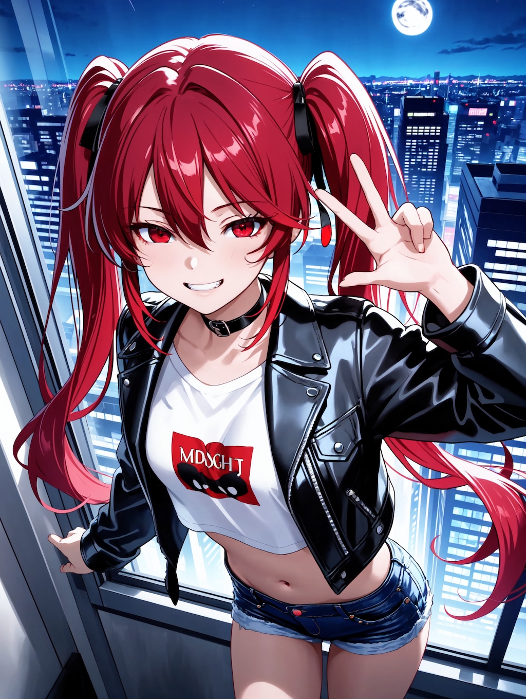 夜景とスカーレット