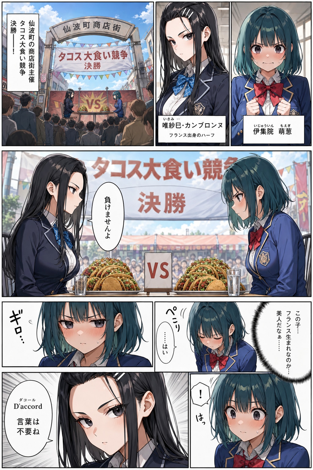 二人とも健啖