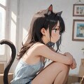 段ボール猫 11枚目