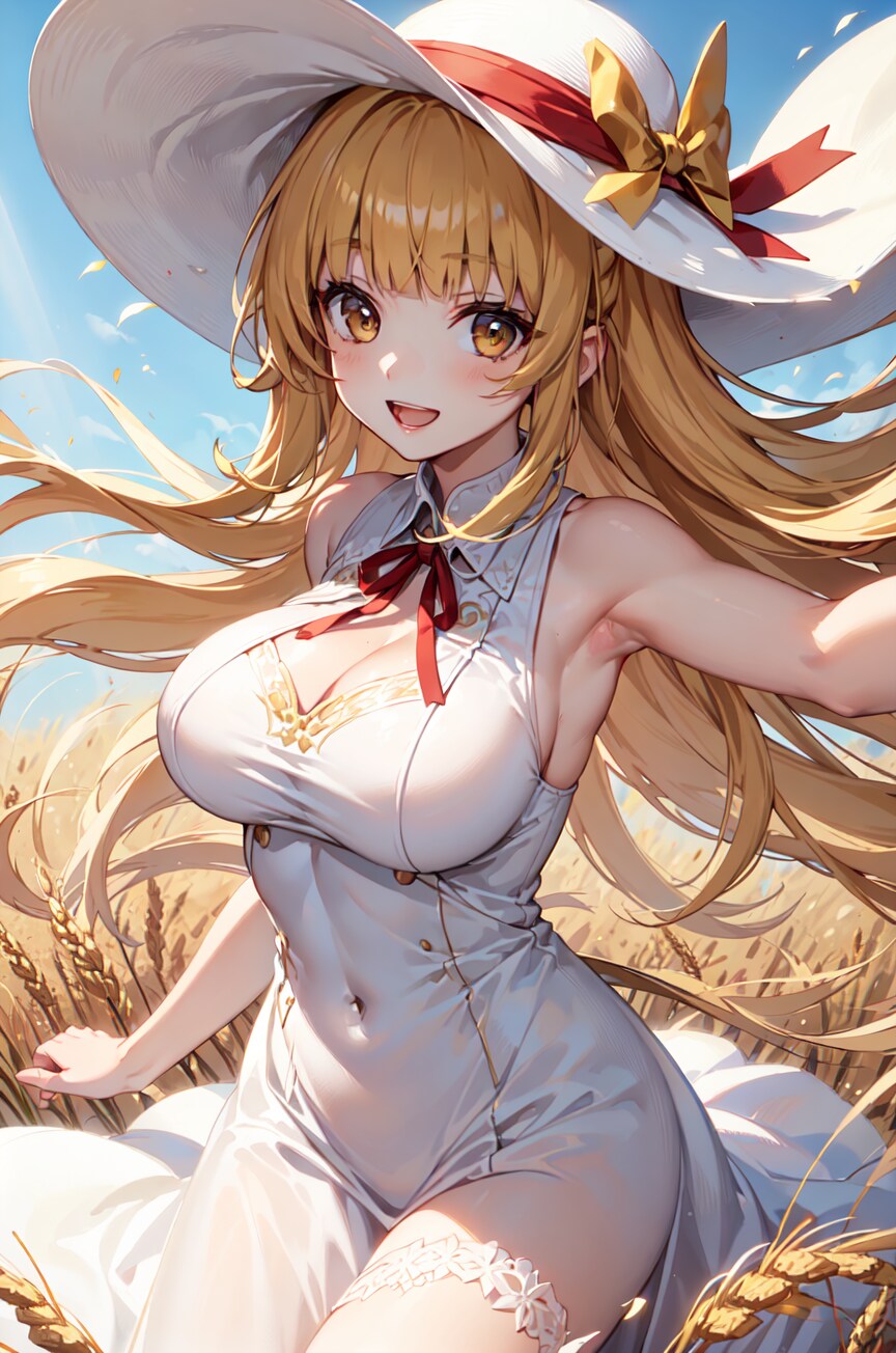 麦畑のお嬢様