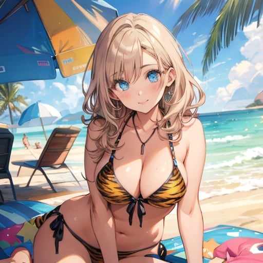 トラ柄ビキニ