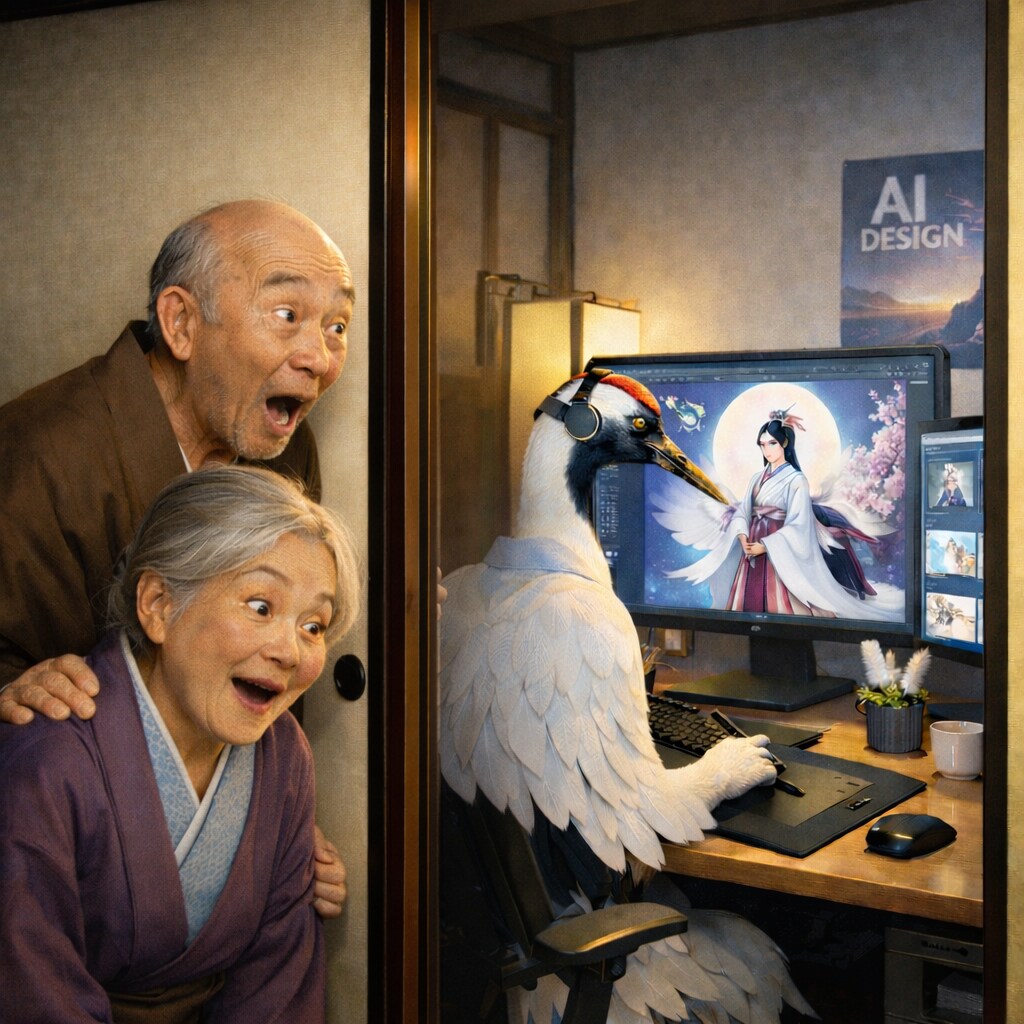 鶴の恩返しwith AI