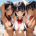 JK達と海水浴だ！！(夢) 8枚目