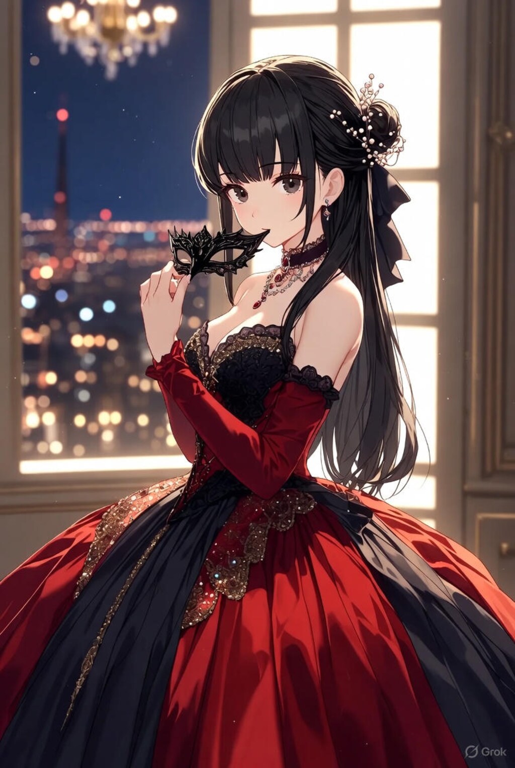 貴族令嬢（夜景）