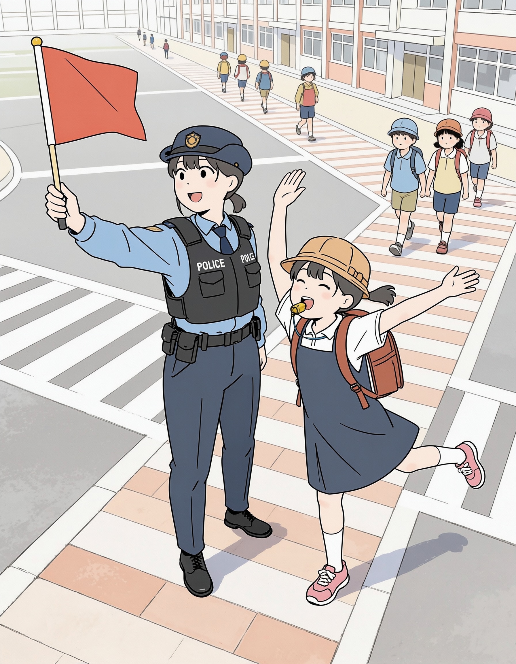 街を守る姉妹 | の人気AIイラスト・グラビア