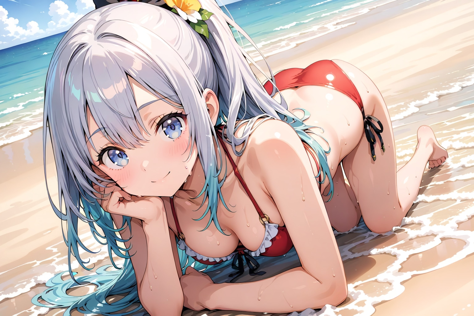 水着の彼女