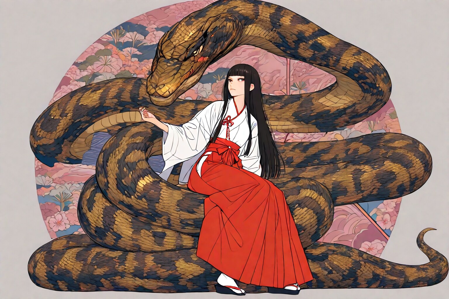 2025年の干支は「巳(ヘビ)」ですよ | の人気AIイラスト・グラビア