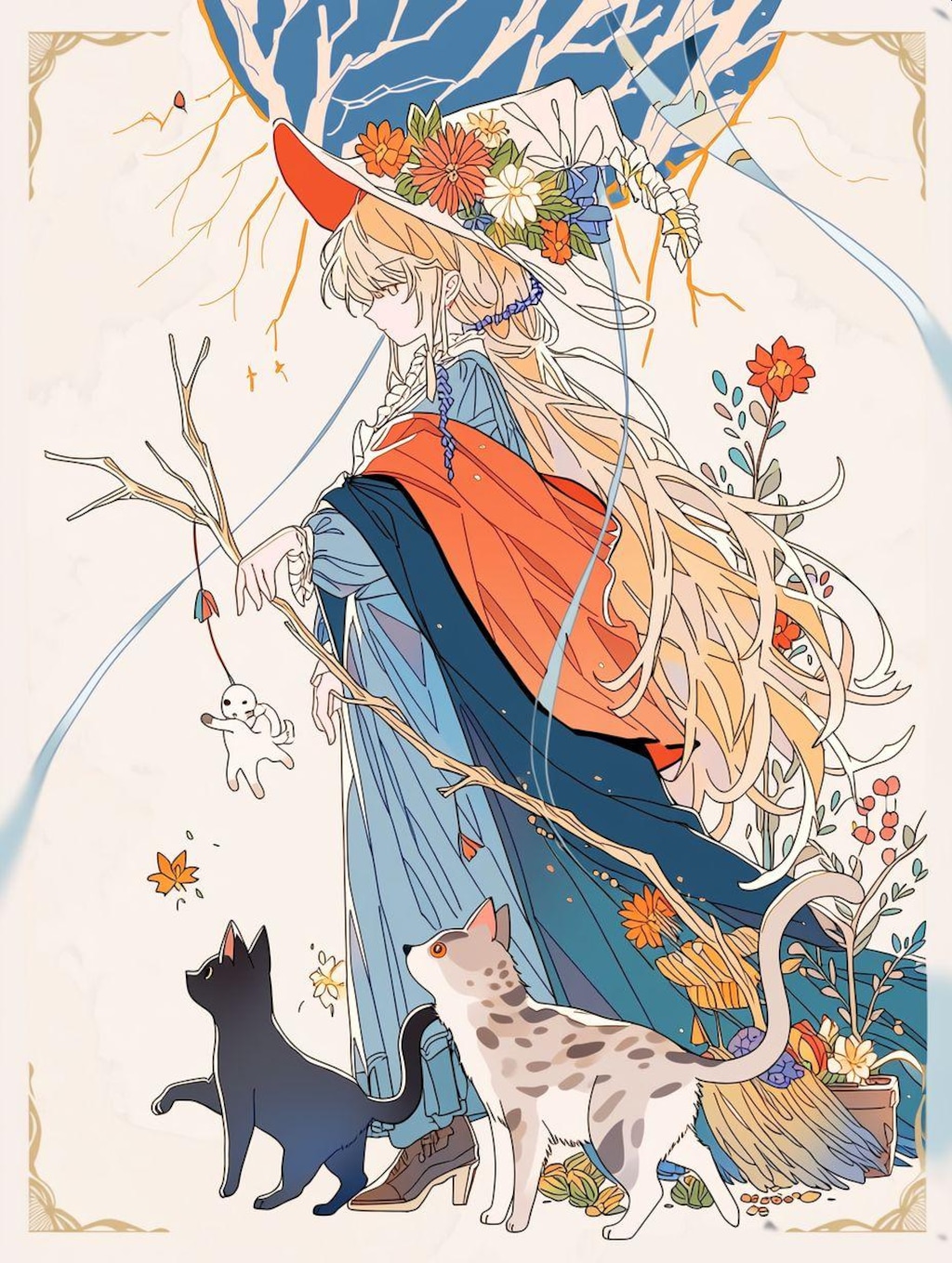 魔女と猫