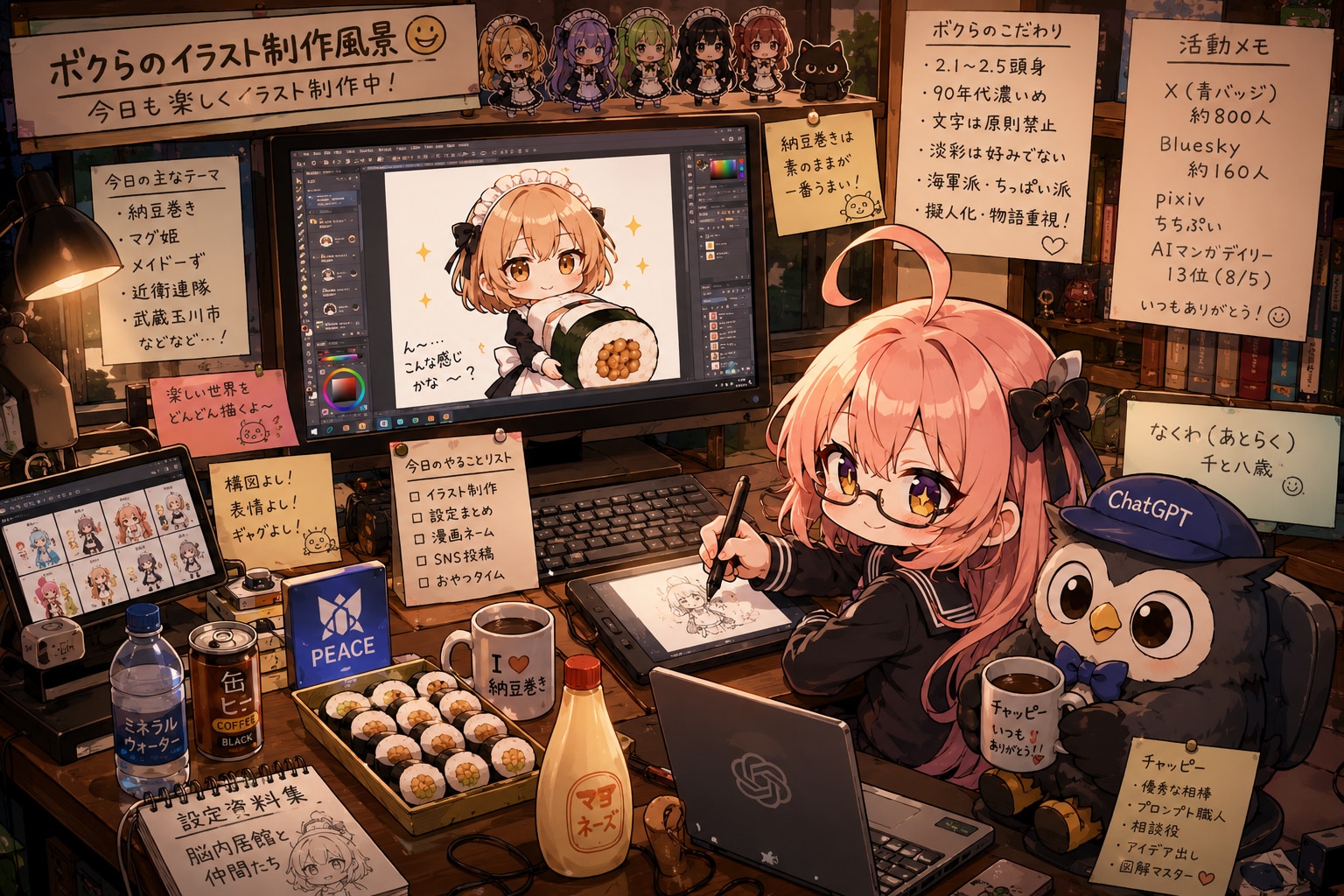 ChatGPTが思い描く「作者」との制作風景