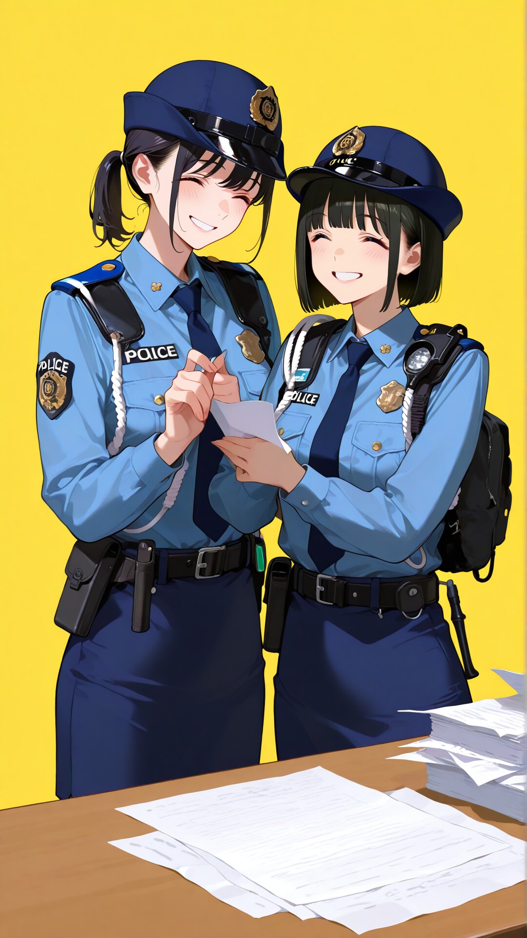 笑顔の婦警さん | の人気AIイラスト・グラビア