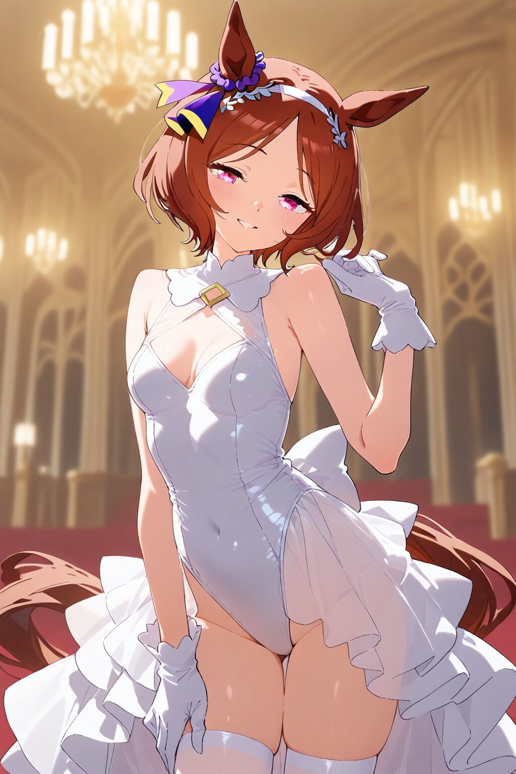 ハイレグドレスなローレルちゃん♪