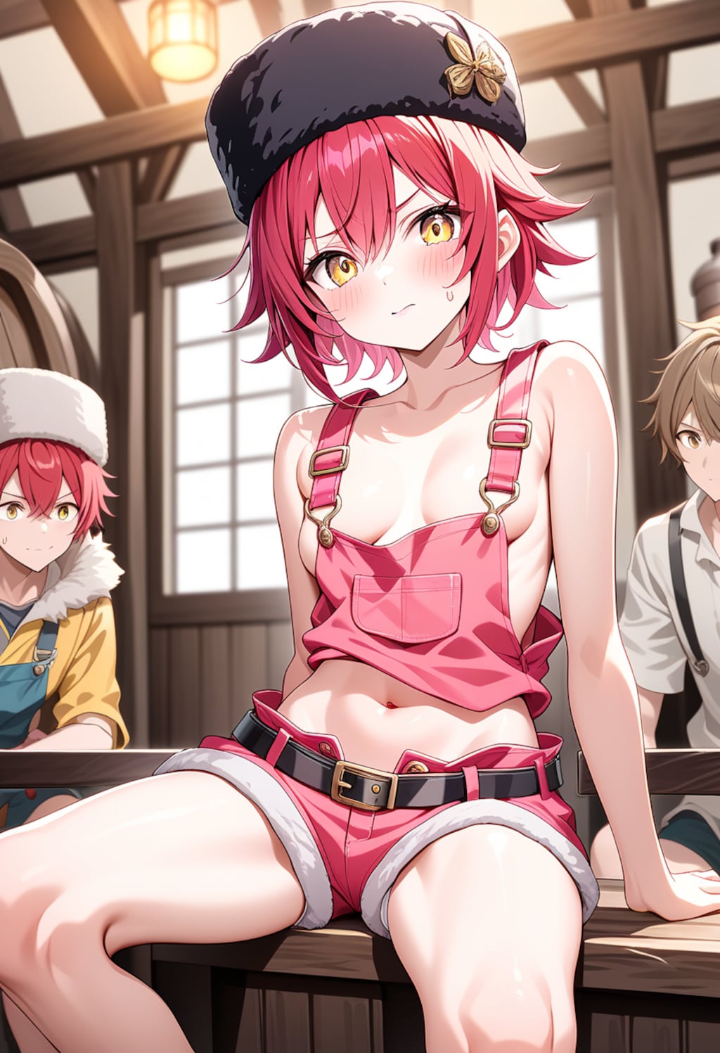 [がぞうどうぞ]暑いから脱いだ