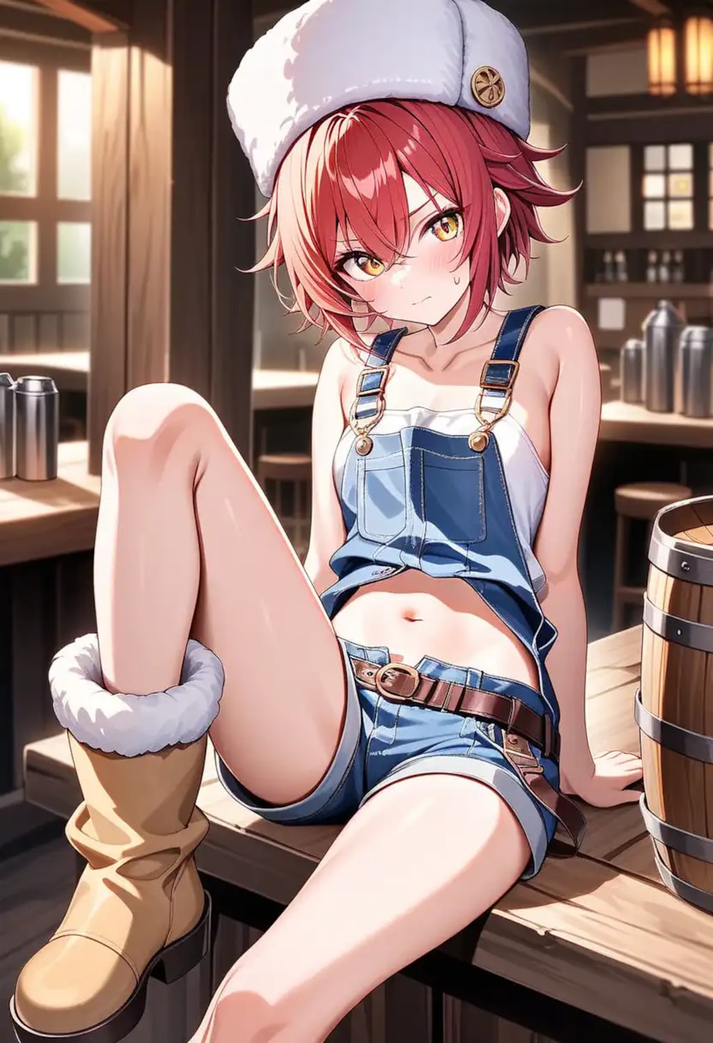 [がぞうどうぞ]暑いから脱いだ