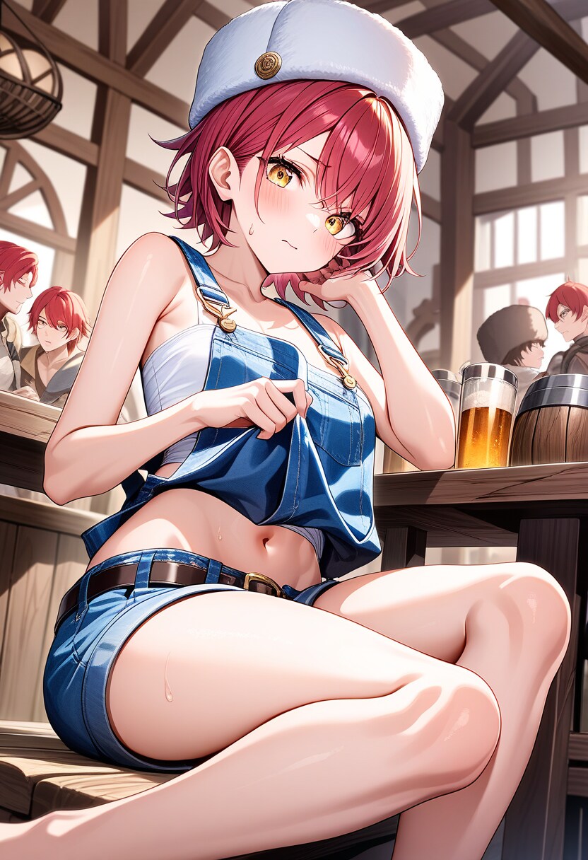 [がぞうどうぞ]暑いから脱いだ | の人気AIイラスト・グラビア