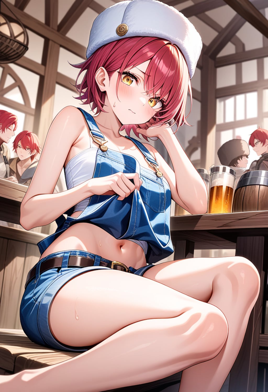 [がぞうどうぞ]暑いから脱いだ