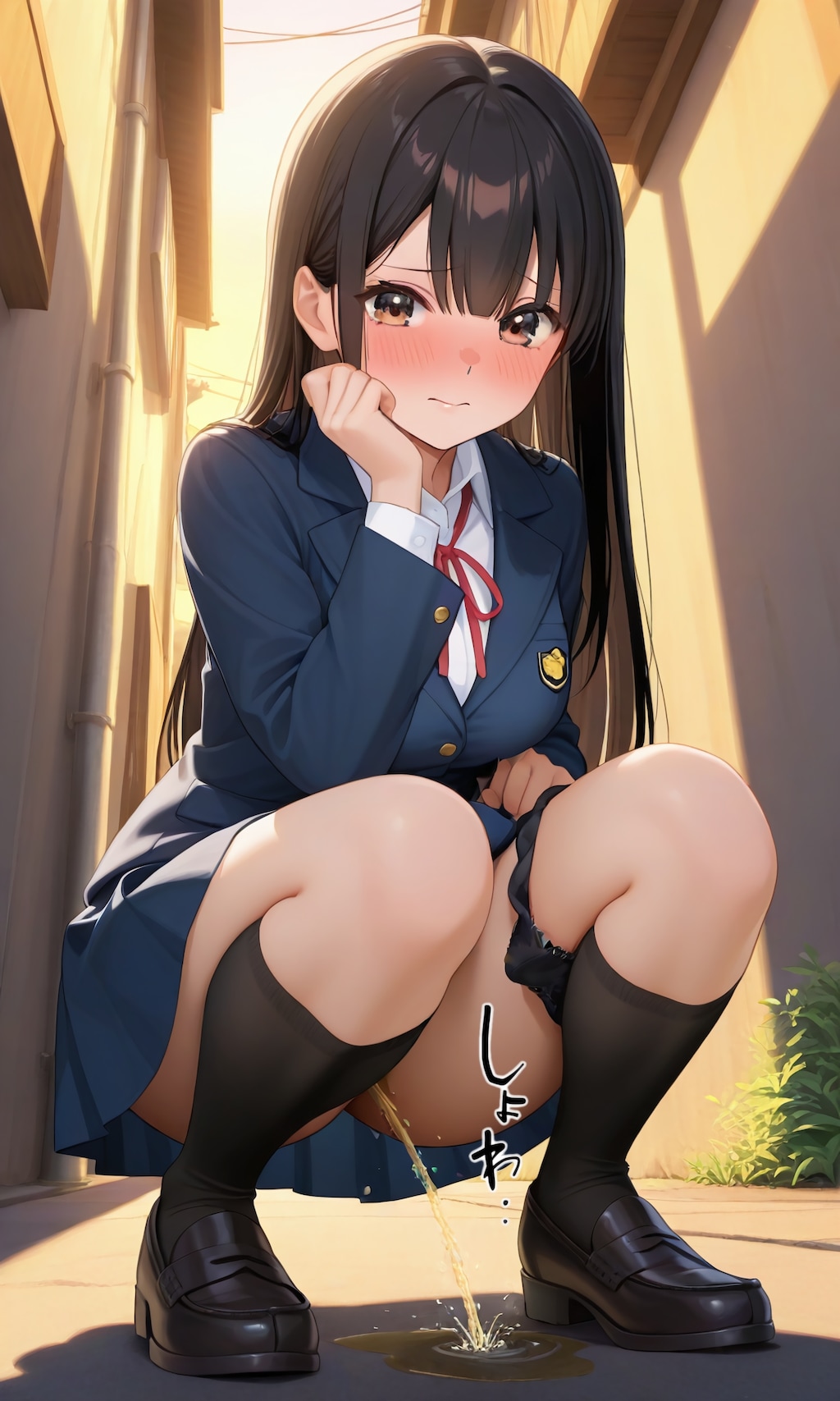 路地裏で用を足していたら……