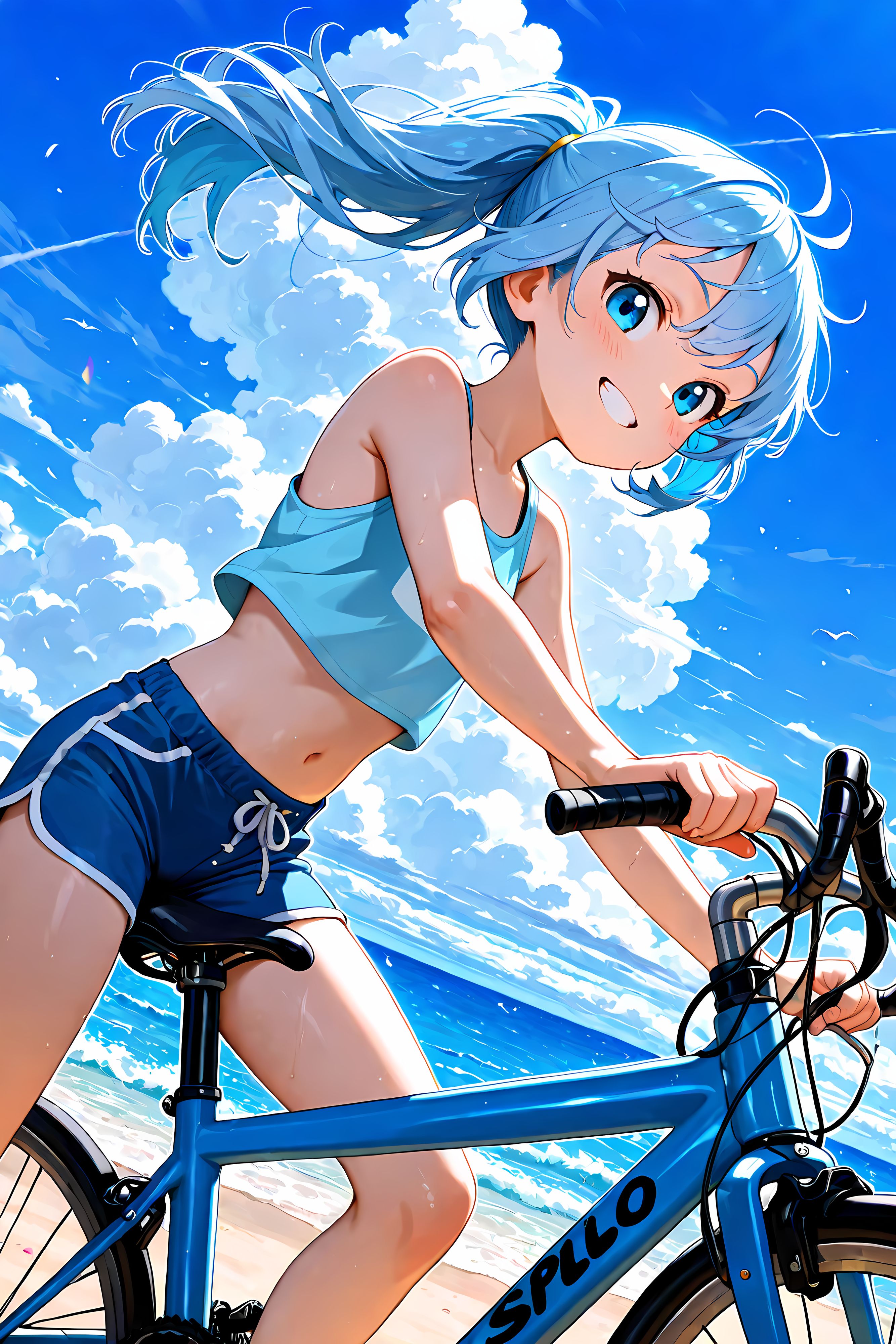 お誕生日FA『青ぽにちゃん』さん | の人気AIイラスト・グラビア