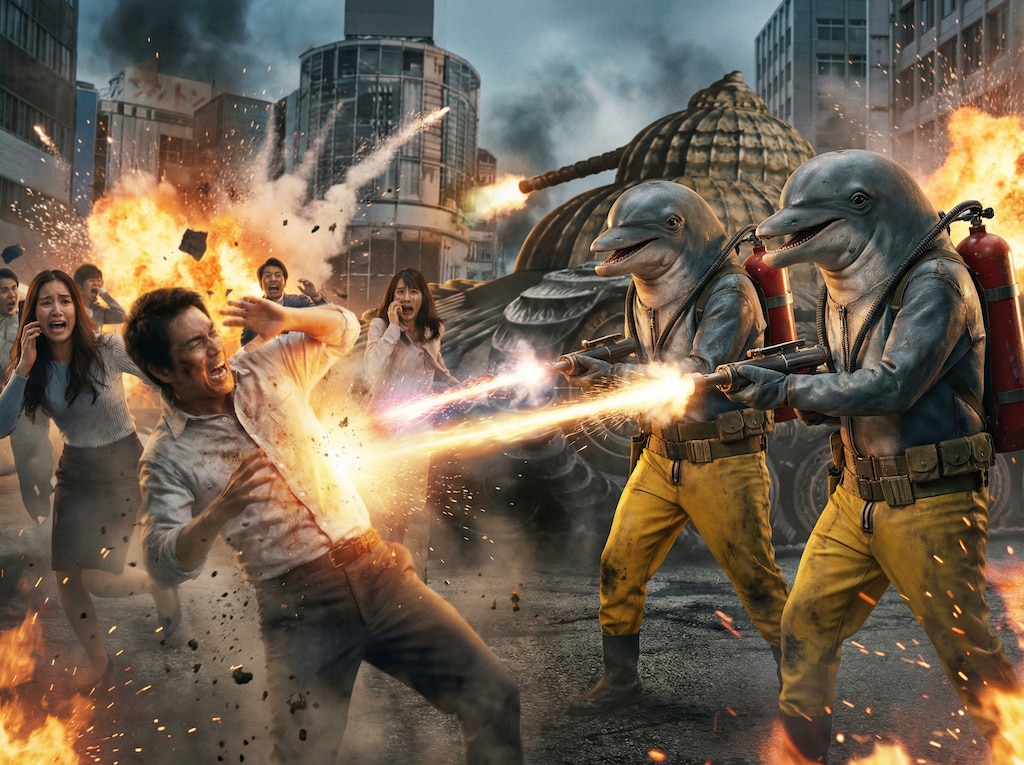 世界各地に残る イルカが攻めてきた痕跡