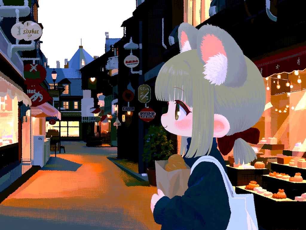 夕暮れ