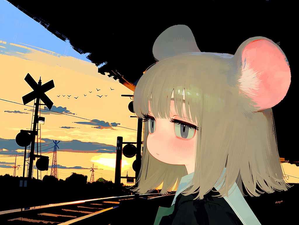 夕暮れ
