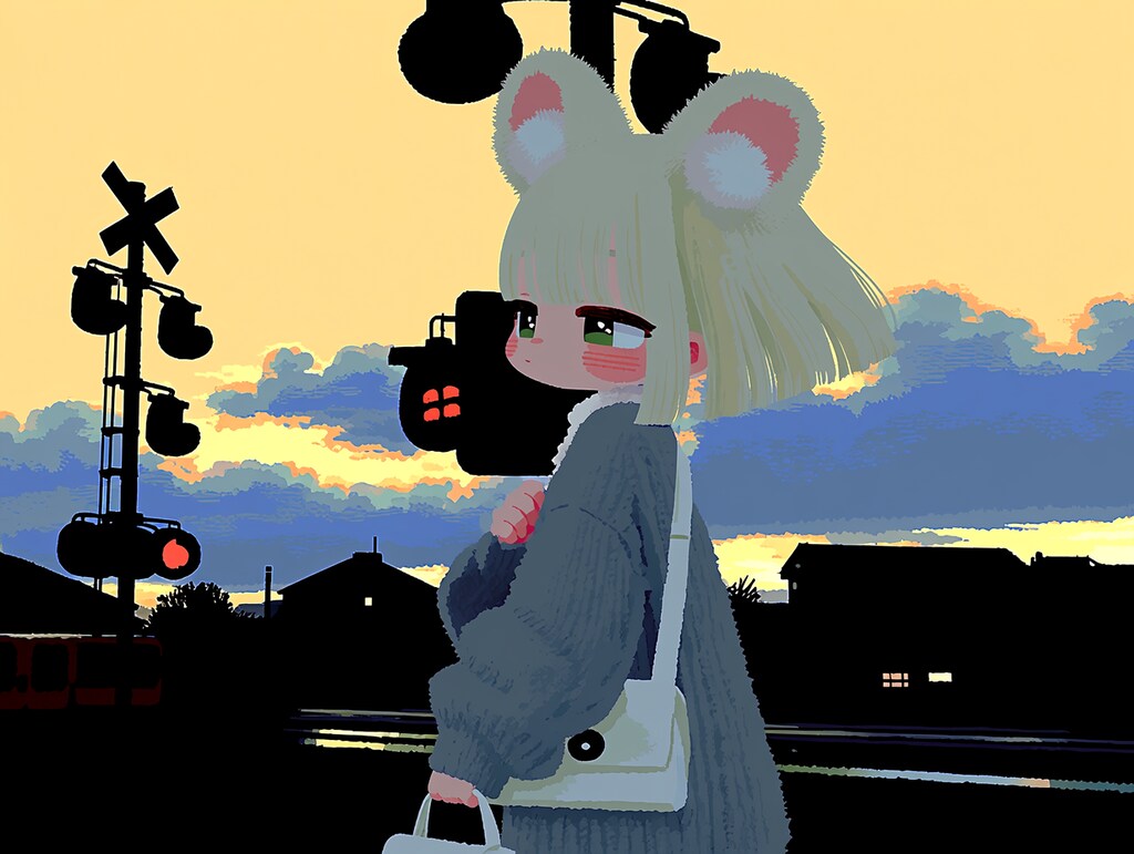 夕暮れ