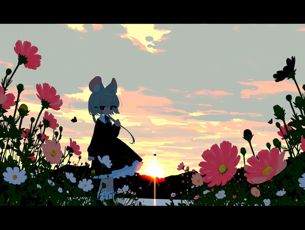 夕暮れ