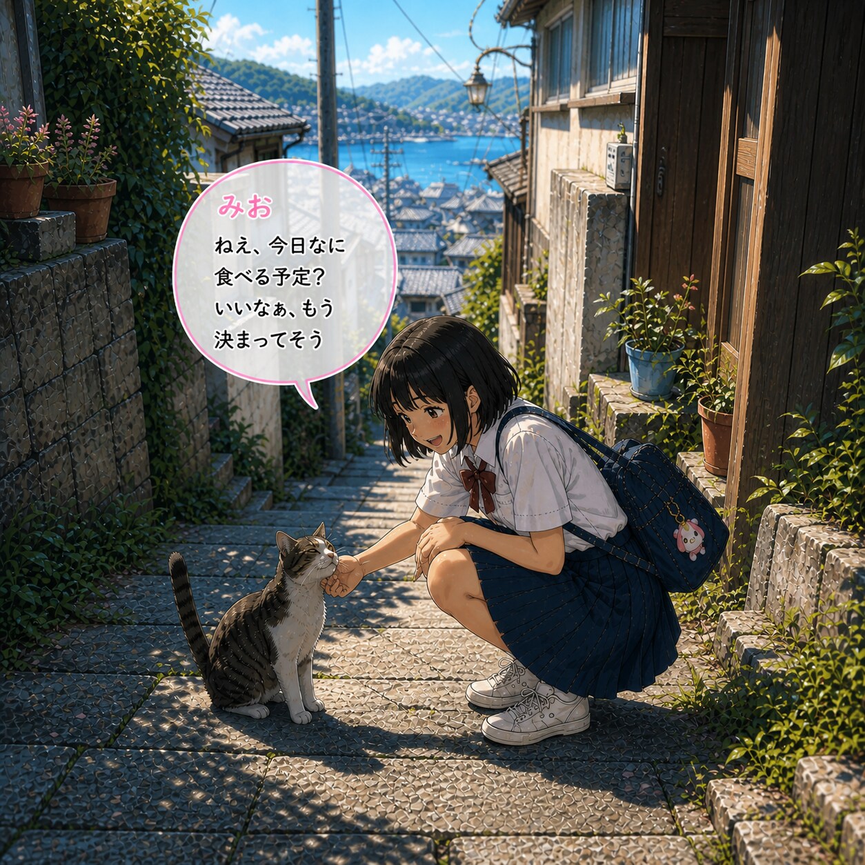 ねこと少女