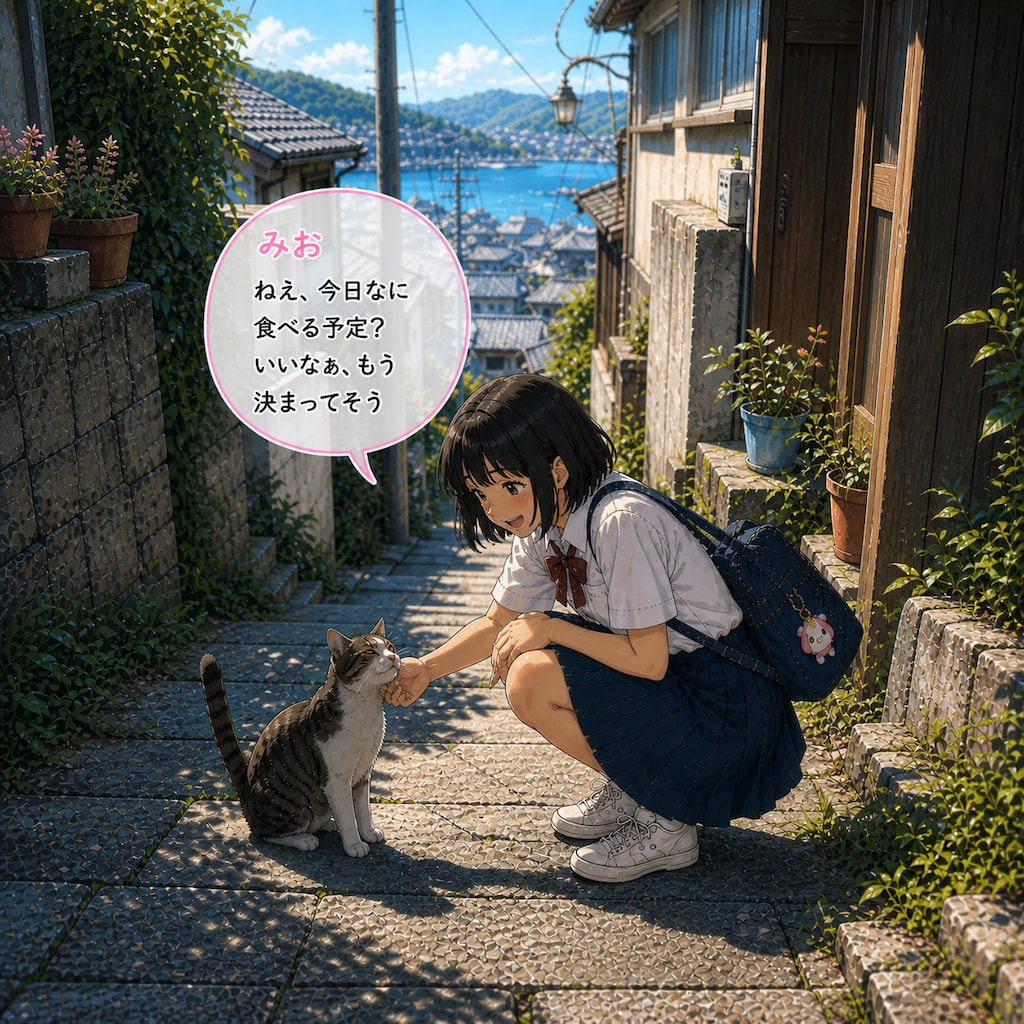 ねこと少女