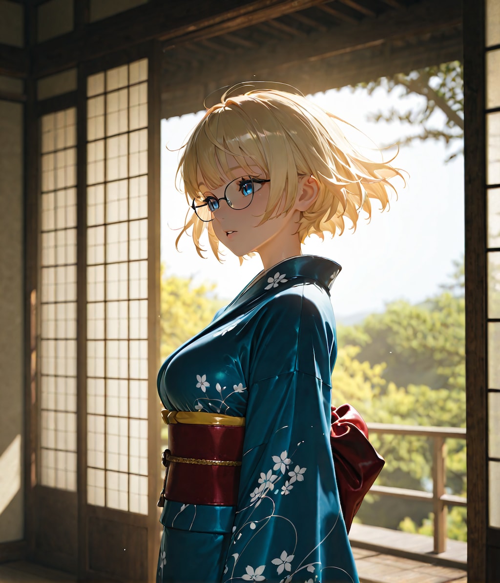 「着物着ると清楚に見える・・・これだ！」