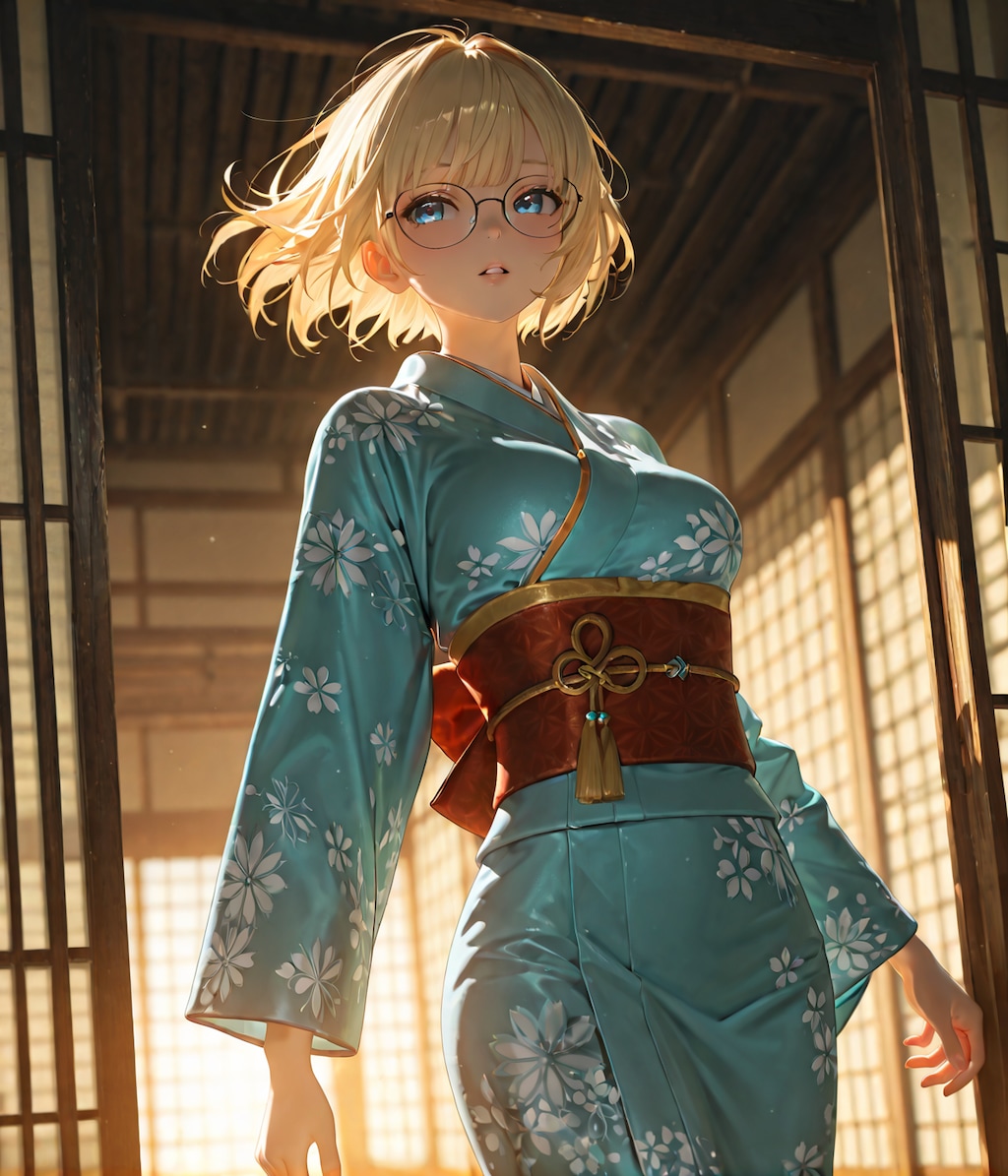 「着物着ると清楚に見える・・・これだ！」