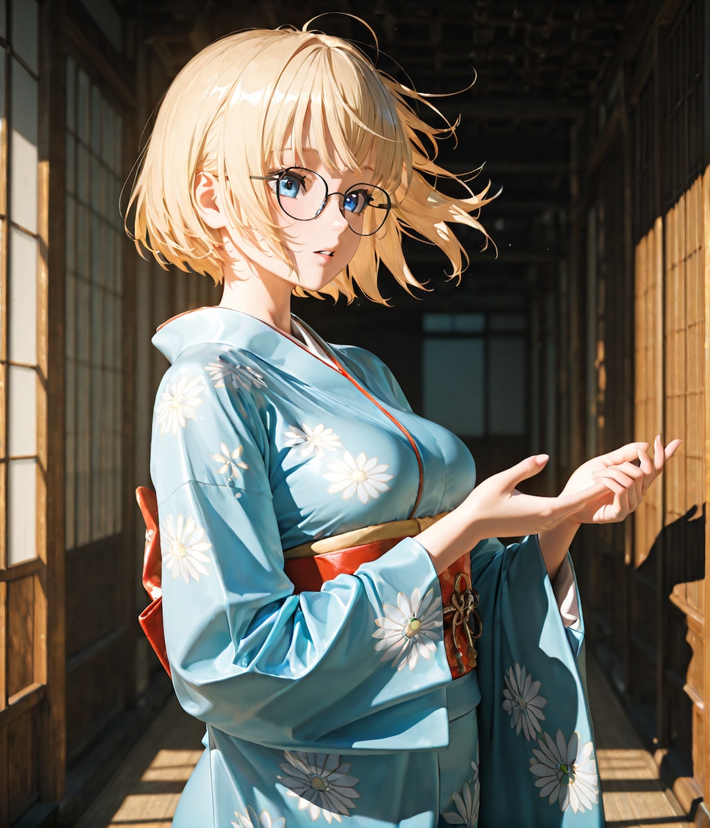 「着物着ると清楚に見える・・・これだ！」