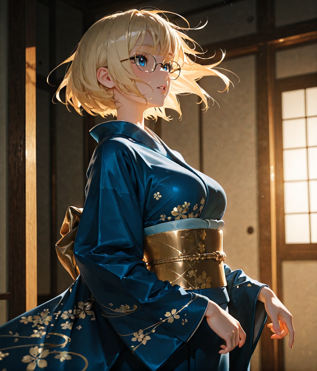 「着物着ると清楚に見える・・・これだ！」