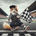レースクイーンの猫 3枚目