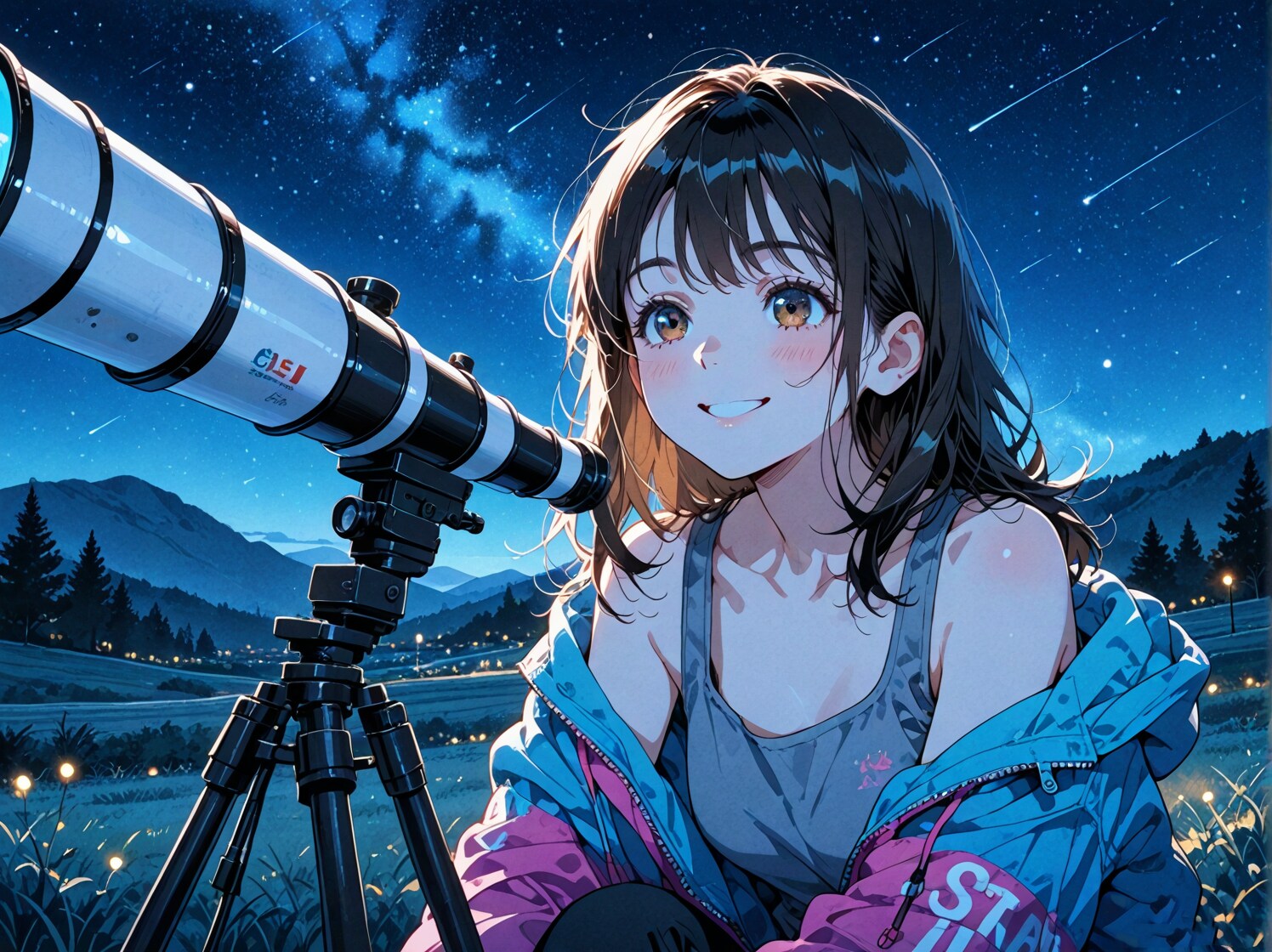 望遠鏡 | の人気AIイラスト・グラビア