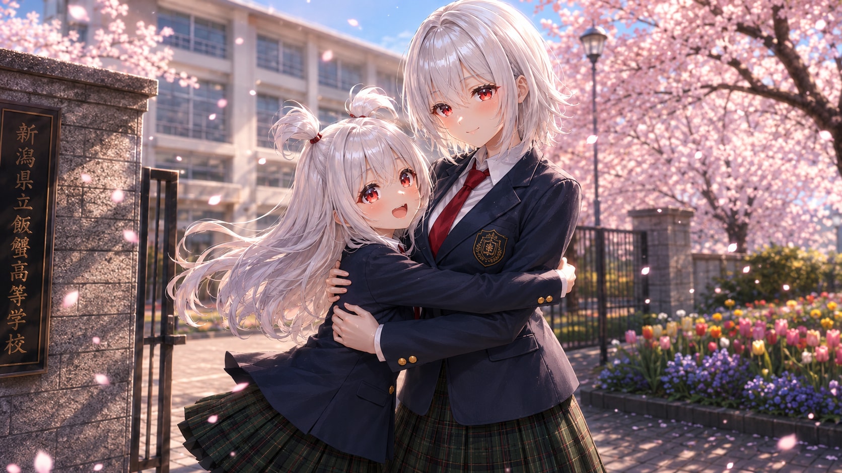 白い姉妹
