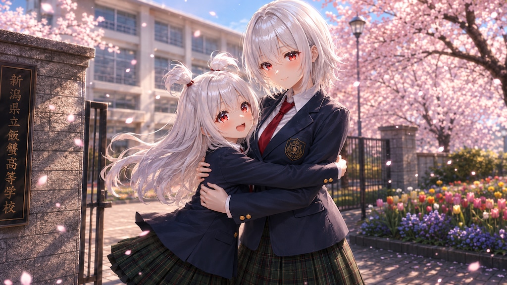 白い姉妹