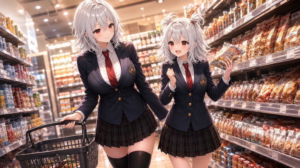 白い姉妹