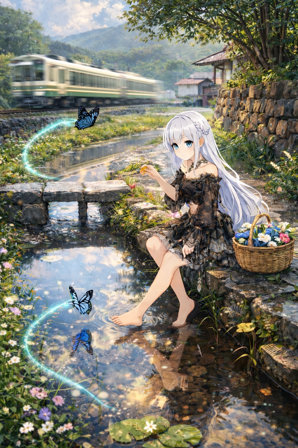 雨上がり、きみと流れる光