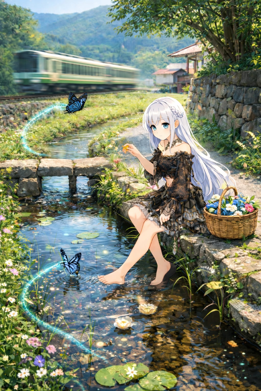 雨上がり、きみと流れる光