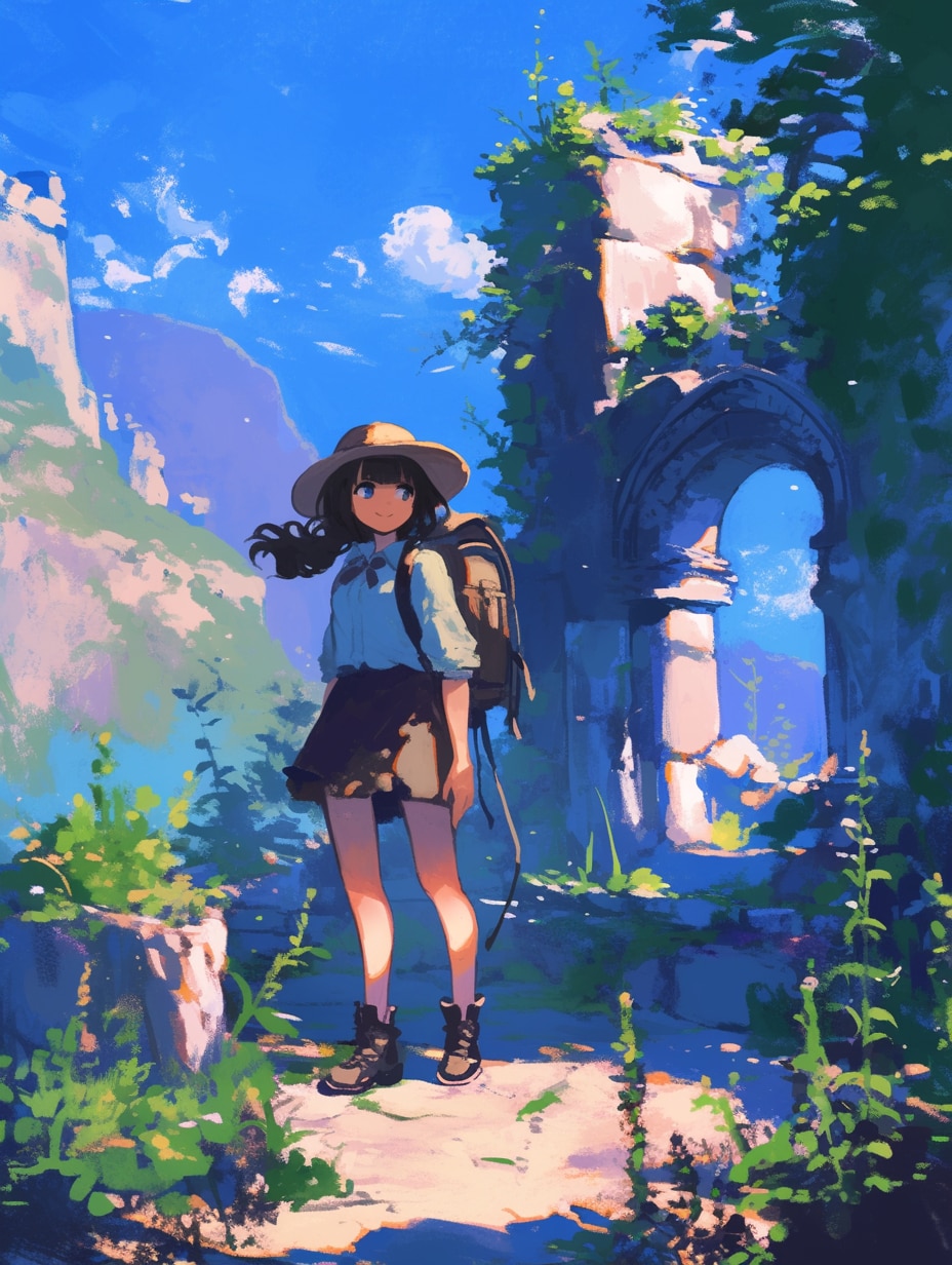 旅する少女213 | の人気AIイラスト・グラビア