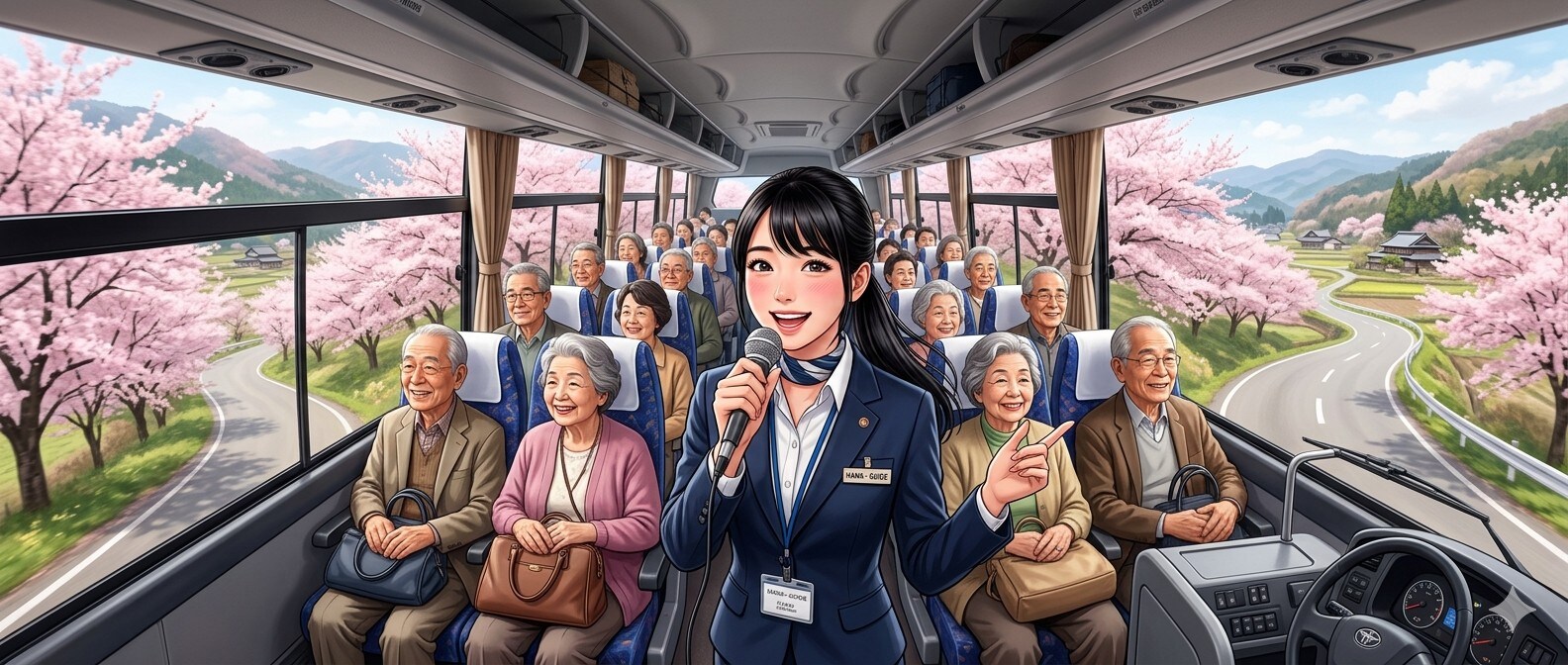 バスガイド | の人気AIイラスト・グラビア