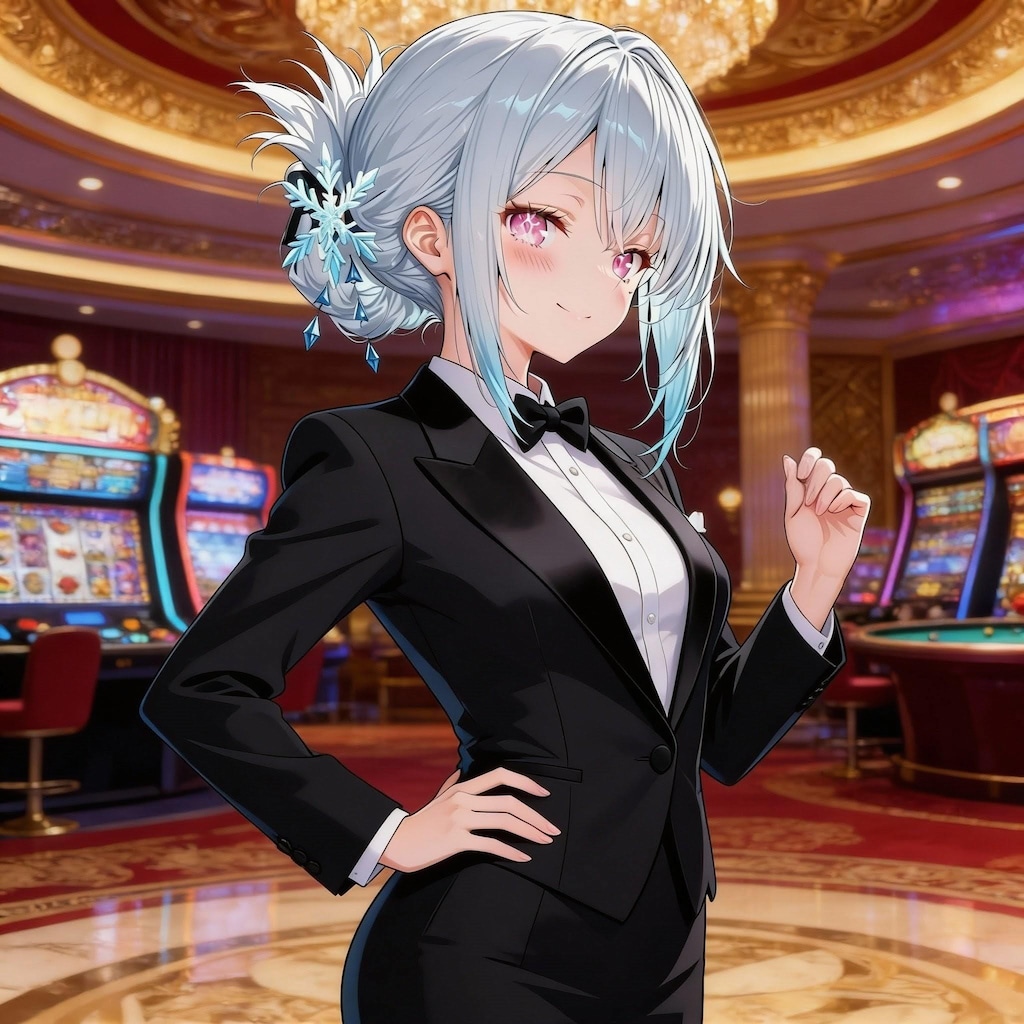 男装の雪女さん