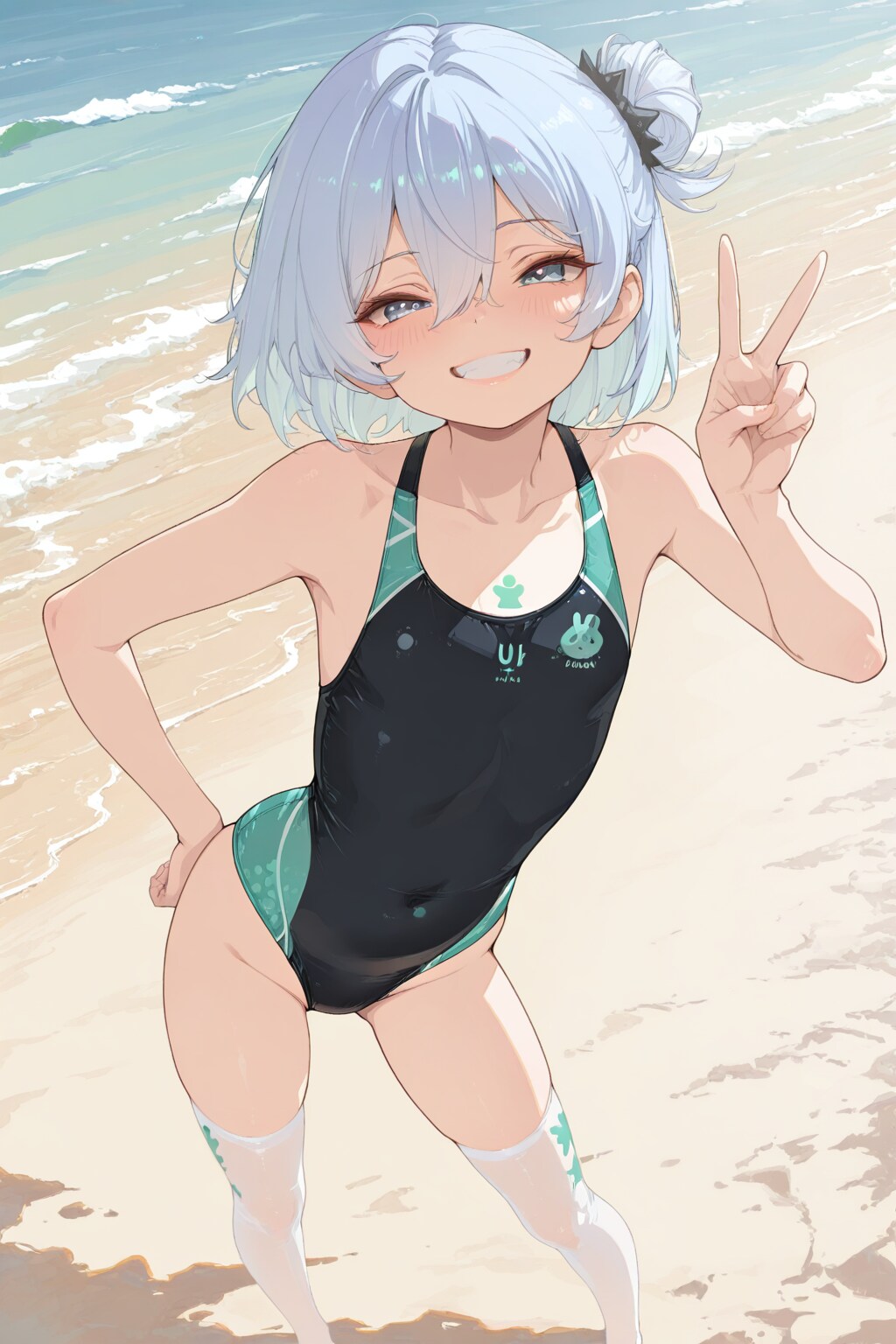 競泳ニーソ