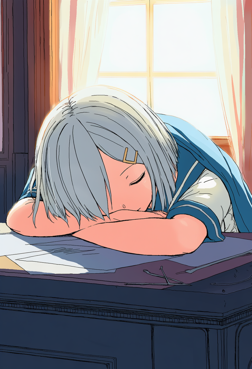 お疲れの浜風さん・・・ | の人気AIイラスト・グラビア