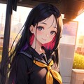 和歌月まりあ　帰宅路 2枚目