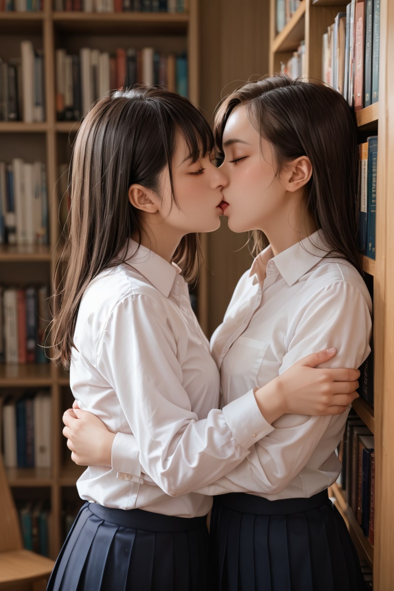 【微エロ】百合キス